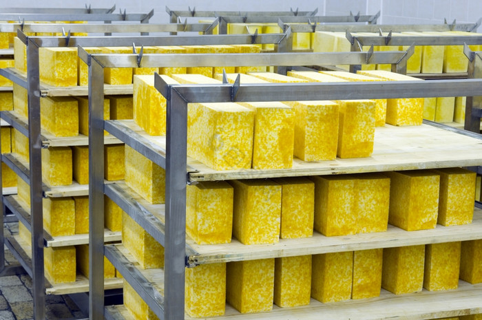 工业生产硬奶酪奶酪非常美味的而且健康的产